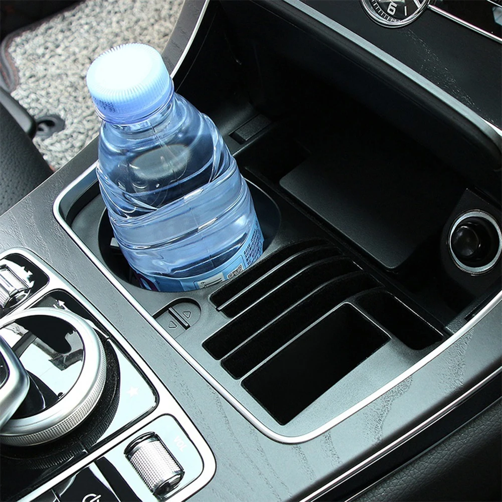 Автомобильная центральная консоль, коробка для хранения, держатель для телефона Mercedes Benzs C E Class GLC, автомобильные аксессуары для интерьера