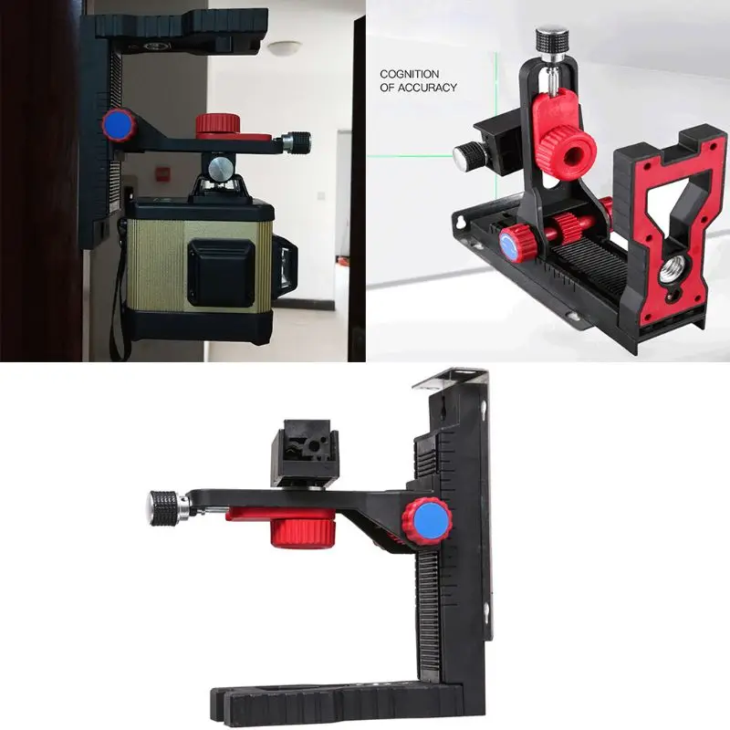 

Adjustable Laser Level Magnetic Wall Bracket Hang L-shape Hook Bracket Universal