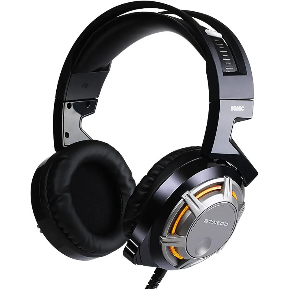 Black with Airbag SOMIC G926 без драйвера электронные спортивные Игровые наушники с шумоподавлением геймерская гарнитура с микрофоном светодиодный для сетевое заграждение CG компьютерные игры - Цвет: Black with Airbag