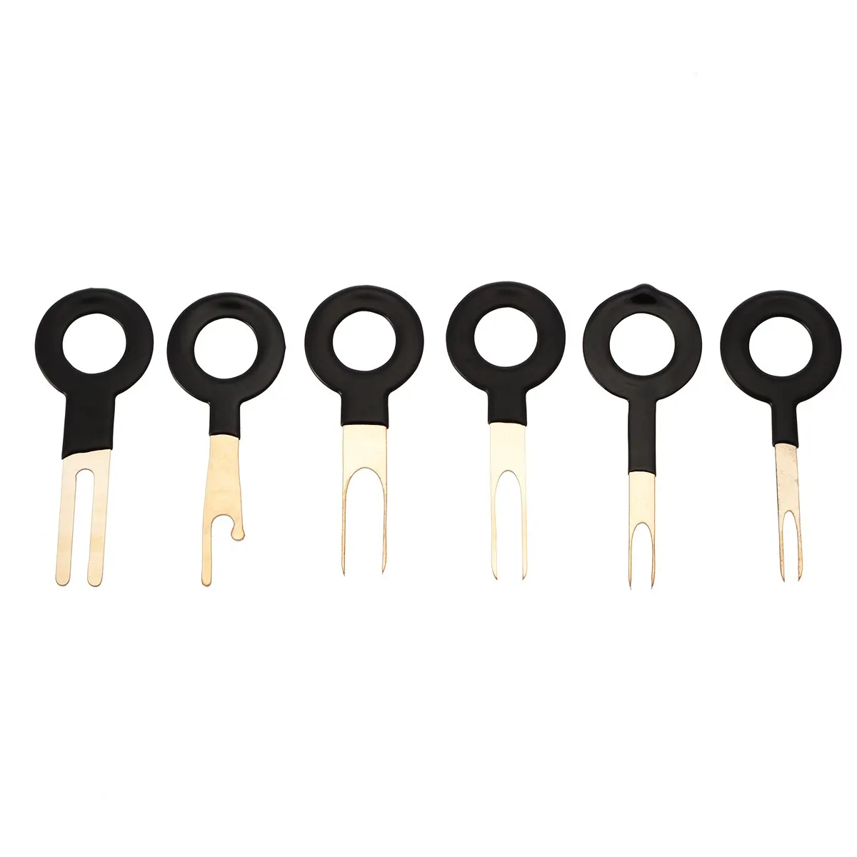 21pcs/set Aluminum Alloy Connector Removal Key Car Audio Repair Terminal Wiring Crimp Connector Pin Removal Key Tool Kit