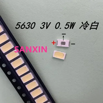 

50PCS LED Backlight 0.5W 3v UNI 5630/5730 Cool white for UNI LCD Backlight for TV TV Application uni