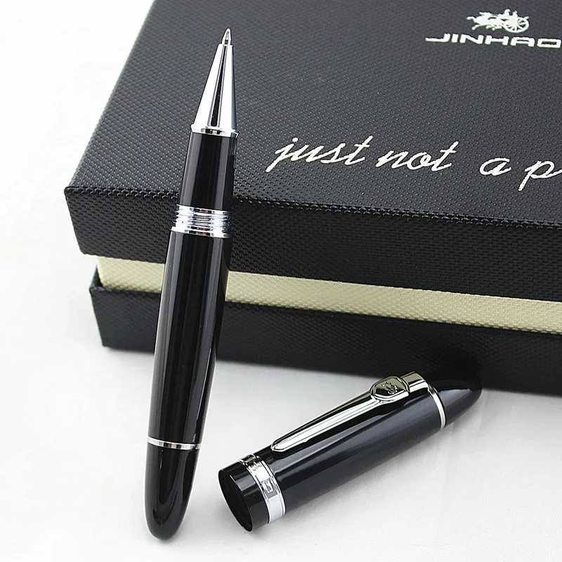 Высококачественная Роскошная JINHAO 159 роликовая шариковая металлическая ручка 0 7