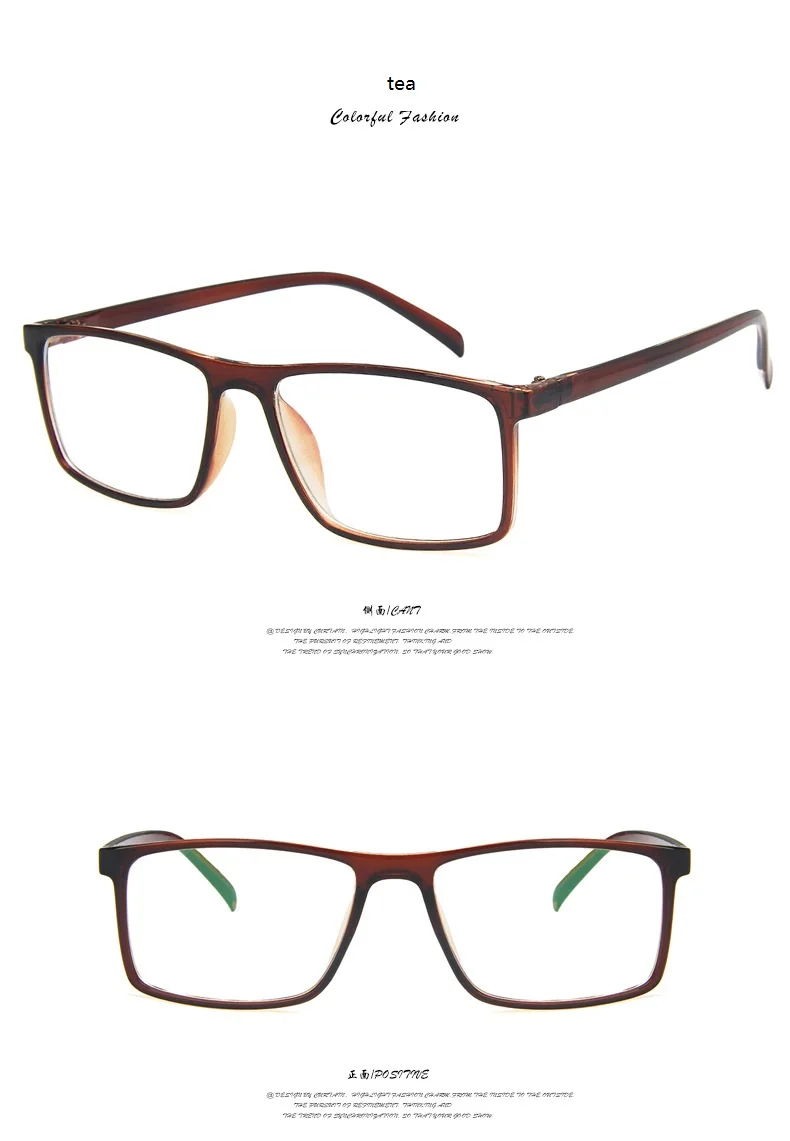 Квадратная Женская оправа для очков, очки для студентов, очки для близорукости, Модные прозрачные мужские оправы для очков