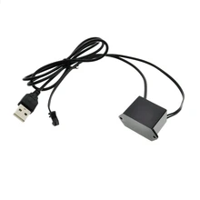 USB Инвертор контроллер для 1-5 м светодиодный El провода свечение гибкий неоновый Декор DC5V