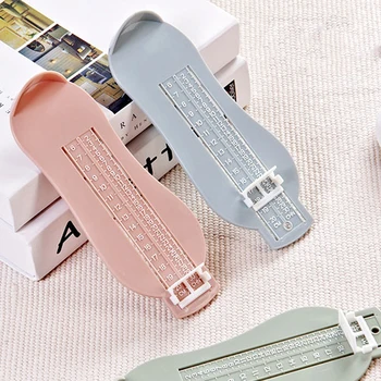 

Childen Adult Foot Ruler Measuring Tool Plastic Shoe Size Measurement Device Colorful Shoes Length Growing Accessories Measuring