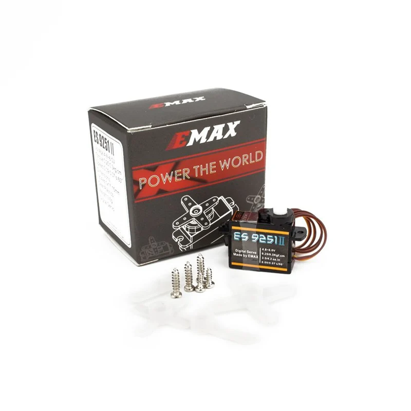 

Emax ES9251 II upgraded version 2.5g Plastic Micro Digital Servo For RC Model