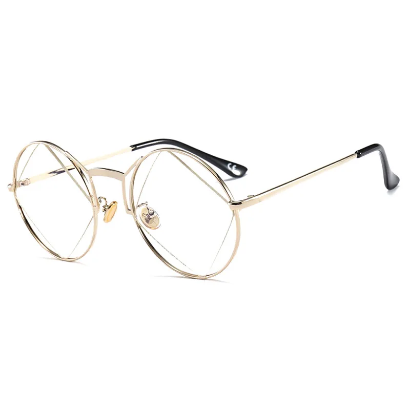 Oculos Ретро стимпанк Круглые Солнцезащитные очки для женщин Модные Винтажные ромбовидные мужские солнцезащитные очки Женские уникальные очки Lunette De Soleil - Цвет линз: C7