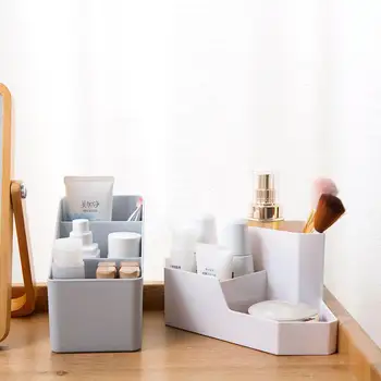 

Desktop Corner Storage Box Case Phone Remote Control Holder Cosmetic Makeup Organizer Sundries Storage Rack Pens Organizer