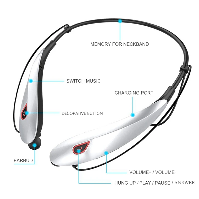 Y98 наушники с громкой связью, наушники-вкладыши, беспроводные Bluetooth наушники, беспроводные наушники, 3D стерео гарнитура, магнитные музыкальные наушники