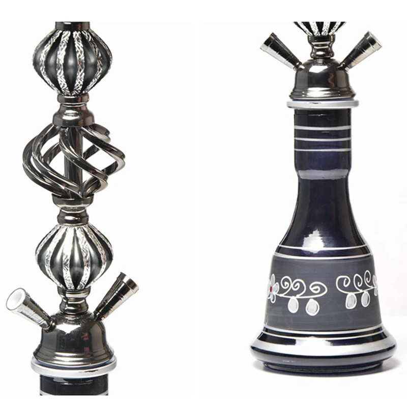 Кальян арабский большой двухслойный кальян из стекла дорожный набор для кальяна