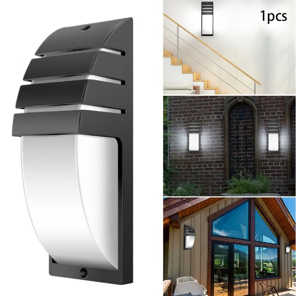 6W Led Wall Light Waterproof Porch Light Modern Led Wall Lamp Radar Motion Sensor Courtyard Garden Outdoor Light