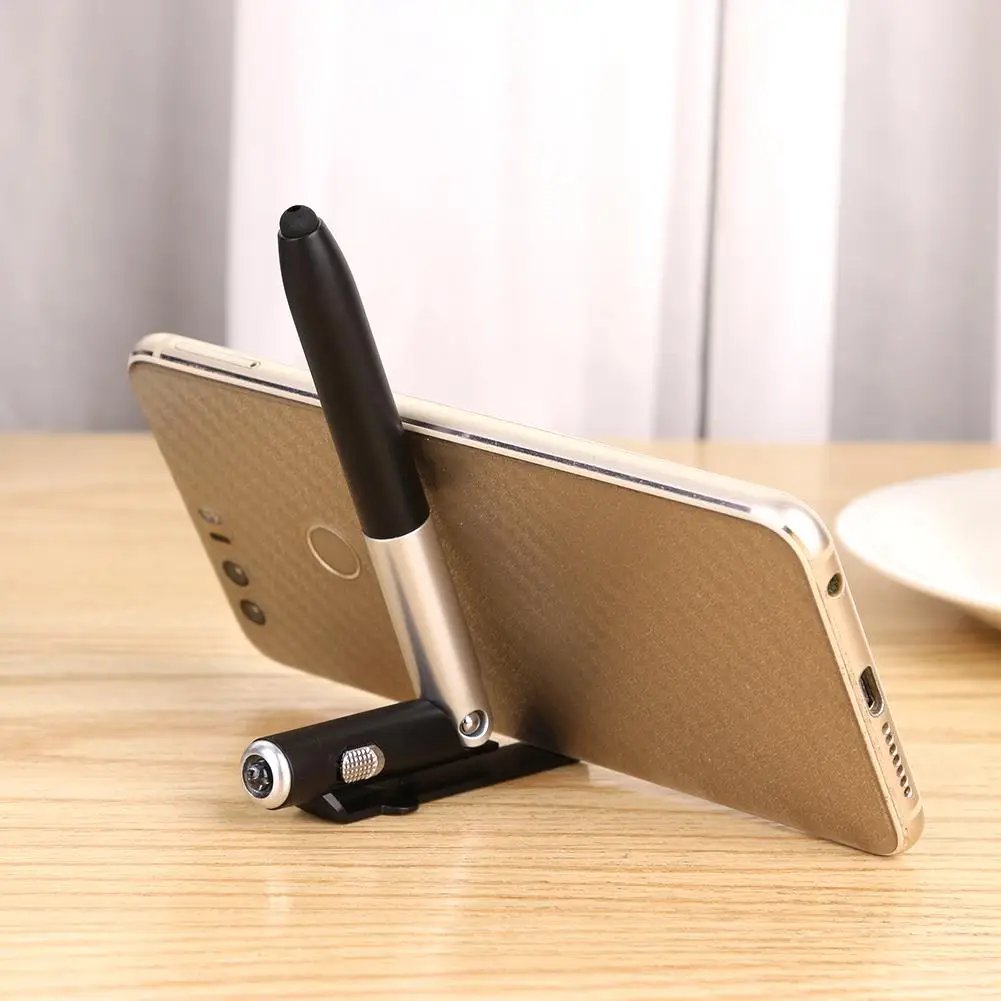 4-In-1 Pen Phone Stand Accessories Smartphone color: black|Blue|Red