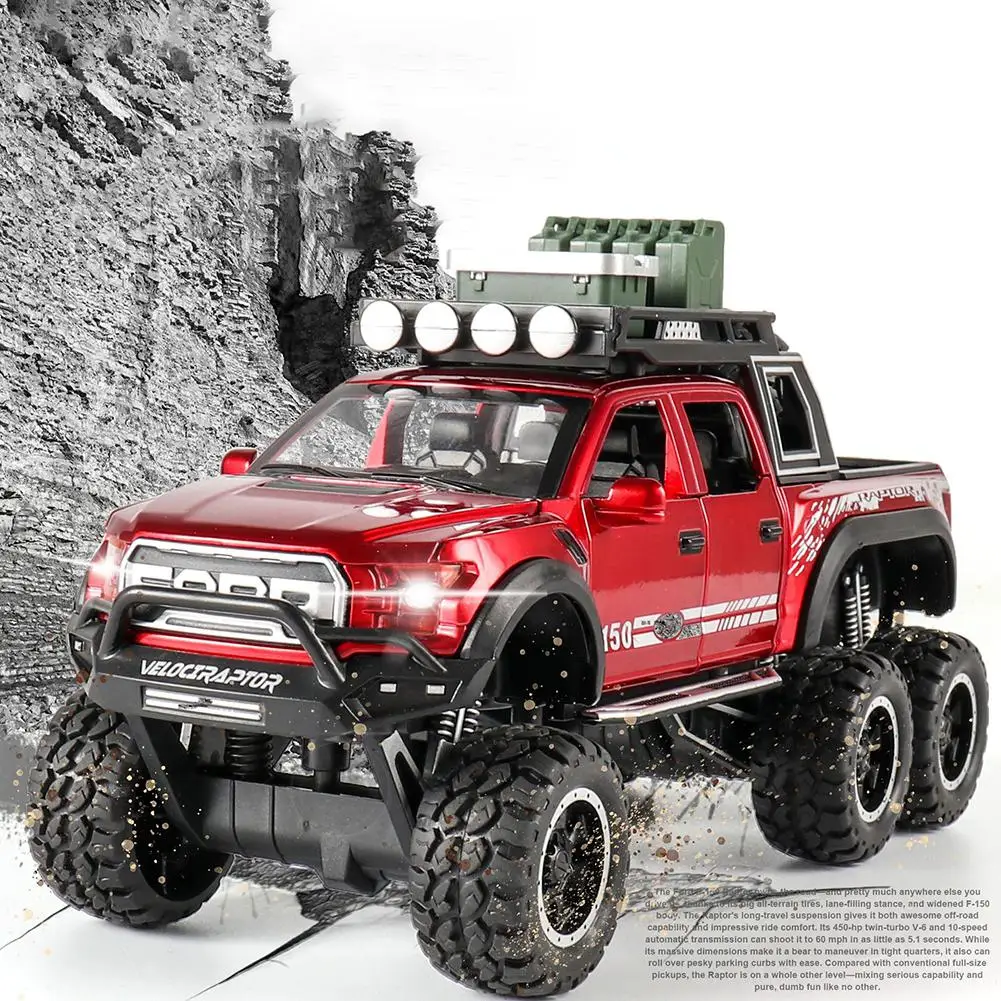 RCtown 1:32 имитация Раптора F150 акусто-оптический эластичный сплав модель автомобиля