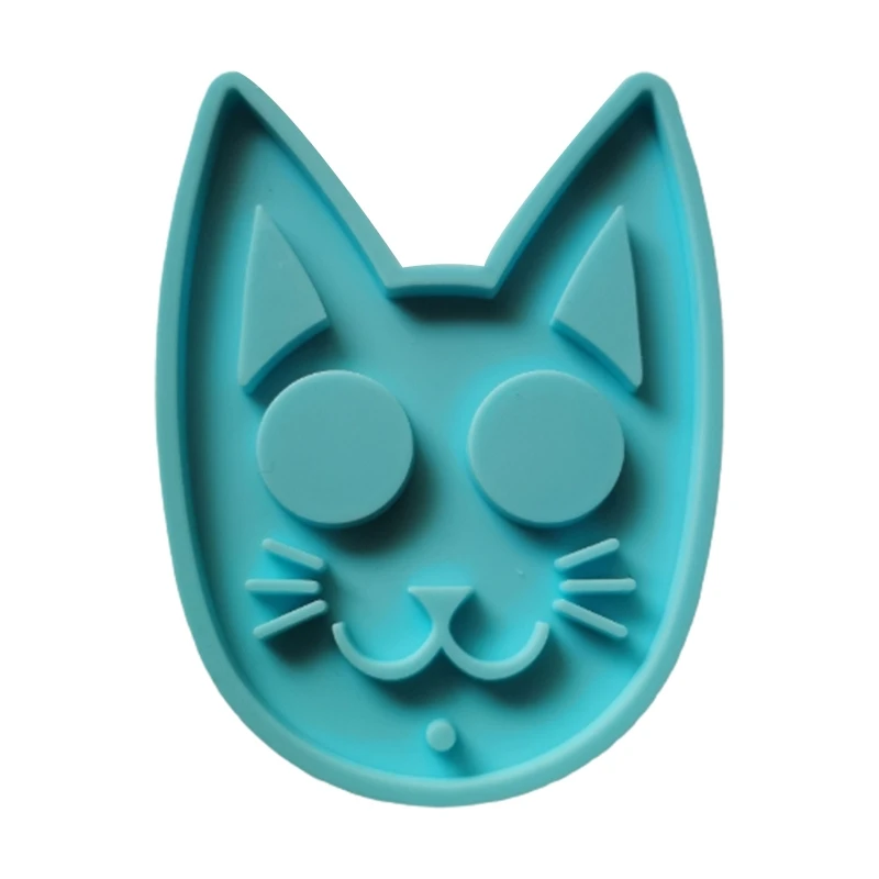 

DIY Cat Key Chain Casting Silicone Mould Crafts Decoration Keychain Pendant Making Tools Crystal Epoxy Resin Mold