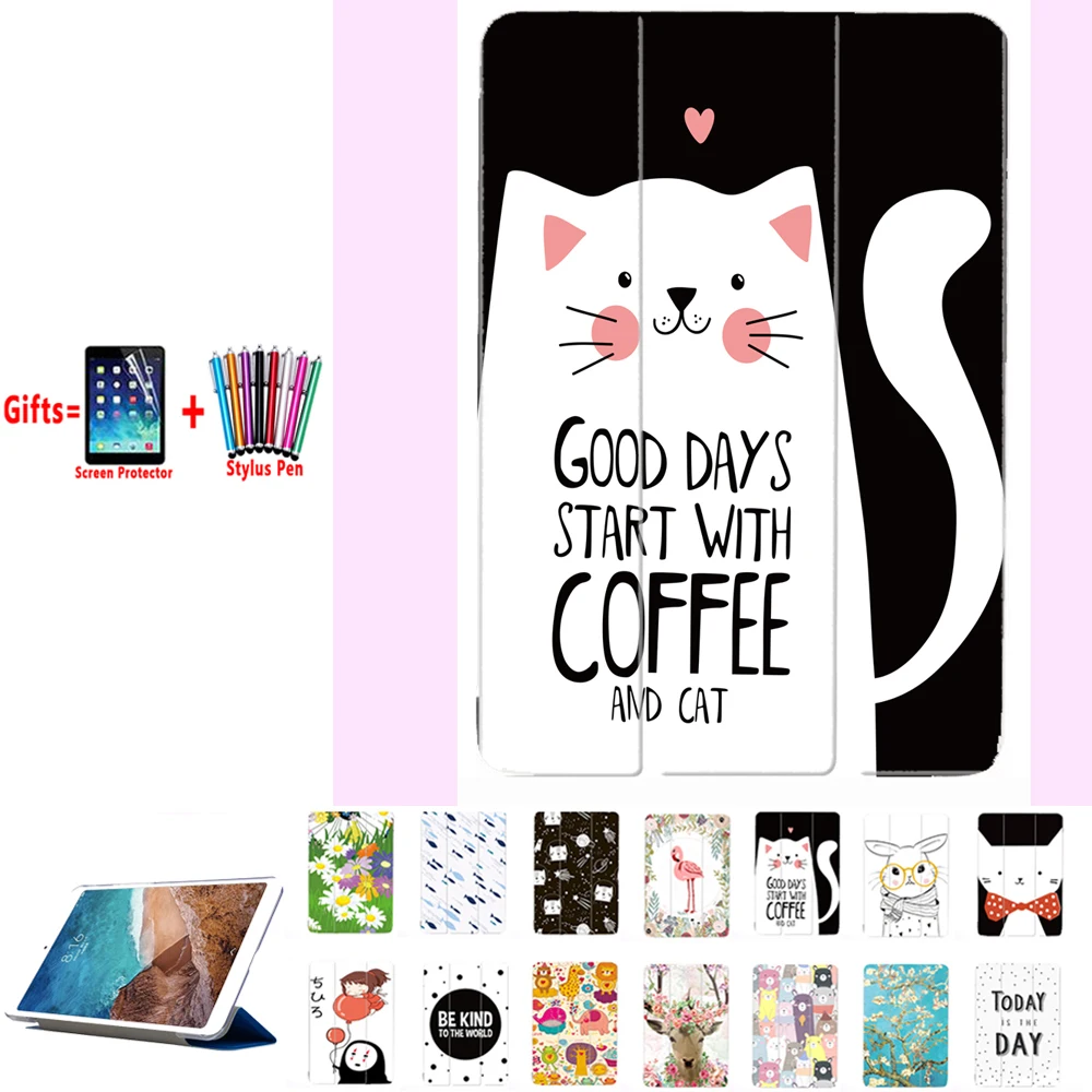 

Case for Samsung galaxy tab S5E 10.5 SM-720 SM-T725 10.5" Flip Stand PU leather print Cover+screen protector Funda Coque Capa