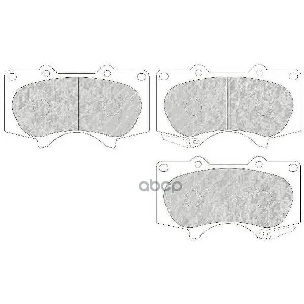 Колодки Тормозные Toyota Lc 120 4.0/3.0d/Mitsubishi Pajero 06 Передние Ferodo Fdb1698 Ferodo арт. FDB1698