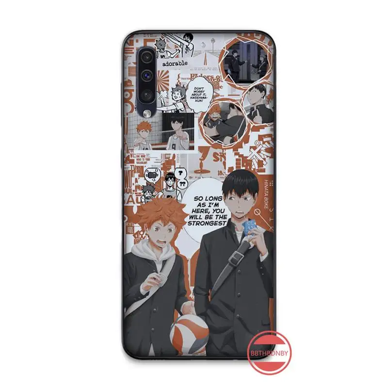 Haikyuu волейбольный аниме чехол для телефона Samsung Galaxy A 3 6 7 8 10 21 01 11 31 91 10S 20S 30S 50S PLUS