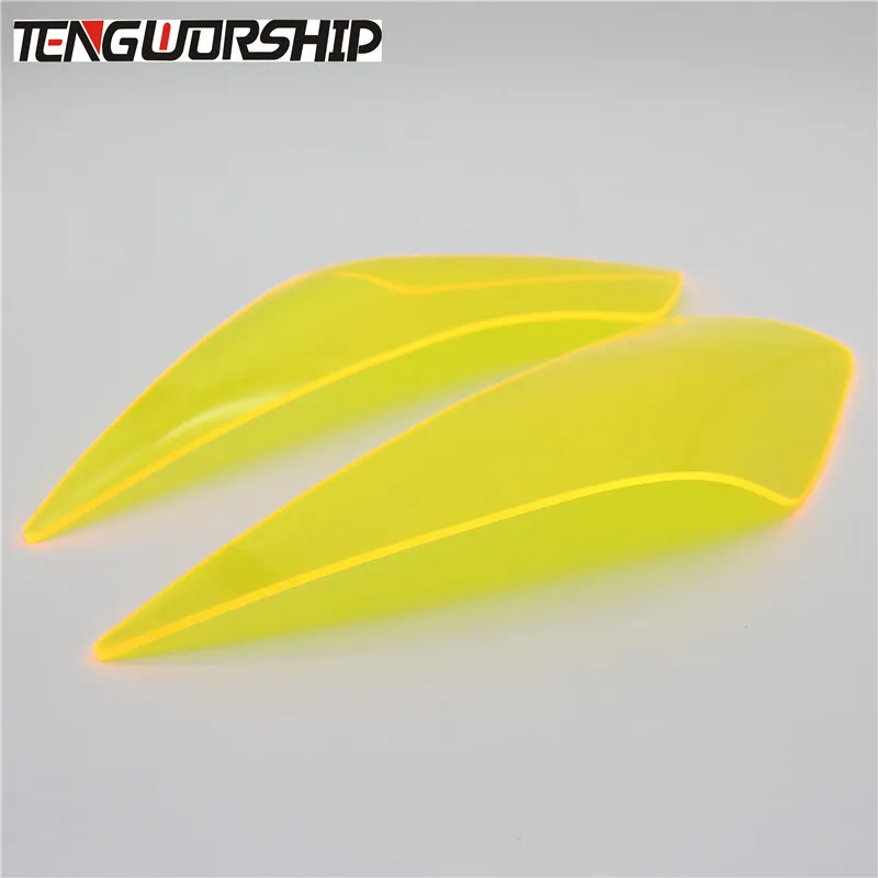 KYRUNNING CBR1000RR мотоциклетные акриловые фары защитный лист экран крышка для HONDA CBR1000RR CBR 1000RR CBR 1000 RR 14-16 - Цвет: Fluorescent yellow