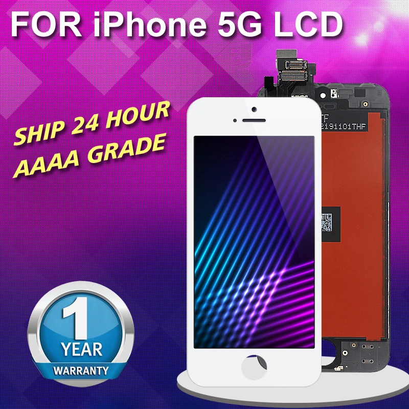 

AAAA++++ 4.0 For iPhone 5 LCD Display Touch Screen with Perfect 3D Digitizer Mount Replacement for iPhone 5g screen +Gift