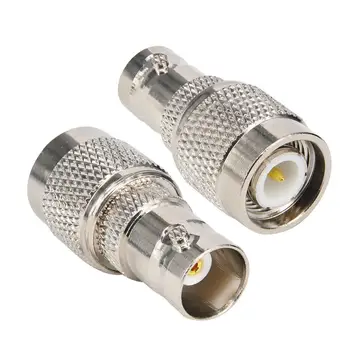 

10 Pieces BNC Female Jack to TNC Male Plug RF Connector Straight RF coaxial Coax Adapter