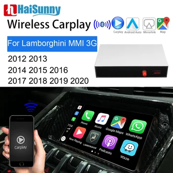 

Wireless Apple Carplay For Lamborghini MMI 3G Adapter Support Retrofit Smart Multimedia GPS Navigation Mirror Link Siri Voice