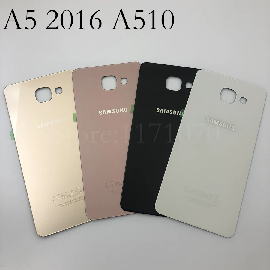 Задняя крышка для Samsung Galaxy A5 2016 A510 A510F SM-A510FD/S A3 A310 A7 A710 стеклянный корпус Крышка