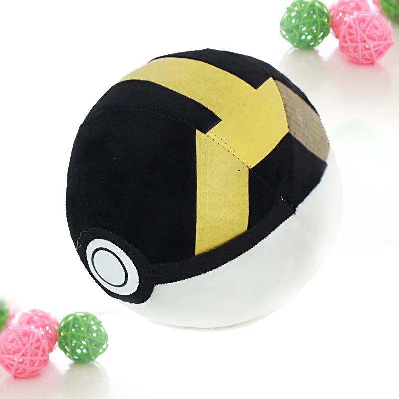 16*16CM Japan Anime Kawaii Plush Cute pokemones Pokeball Pocket Doll Animals Soft Stuffed Toys For Children Gift ball