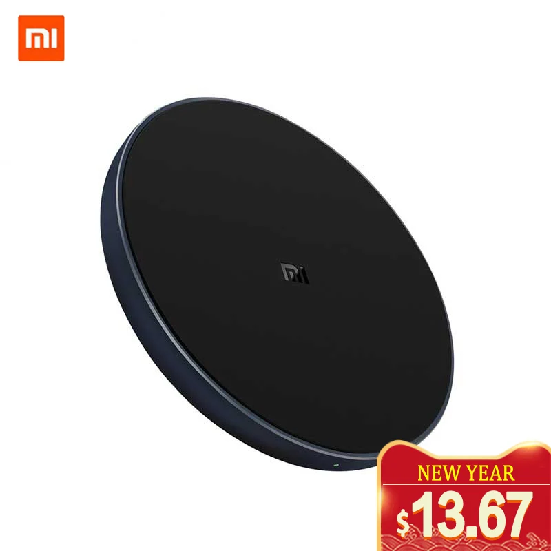 Оригинальное Беспроводное зарядное устройство Xiaomi 10 Вт Max QI умное Быстрое