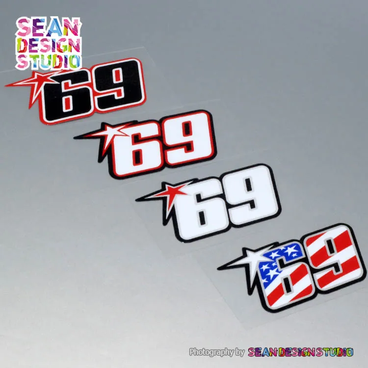 НИКИ Хэйден 69 шлем мотоциклетный Мотокросс наклейка водонепроницаемый