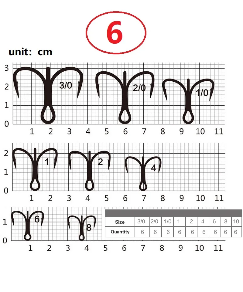 6 Mustad Рыбалка Крючки TG76NP-BN тройной крючок из высокоуглеродистой стали колючая Jawlock 3X сильная приманка океан рыбалка якорь снасти Pesca - Цвет: 6