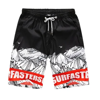 

Men's Beach Pants Men's Seaside Men's Quick-Drying Pants Men's Thin Section Five Pants Seaside Beach Flower Shorts