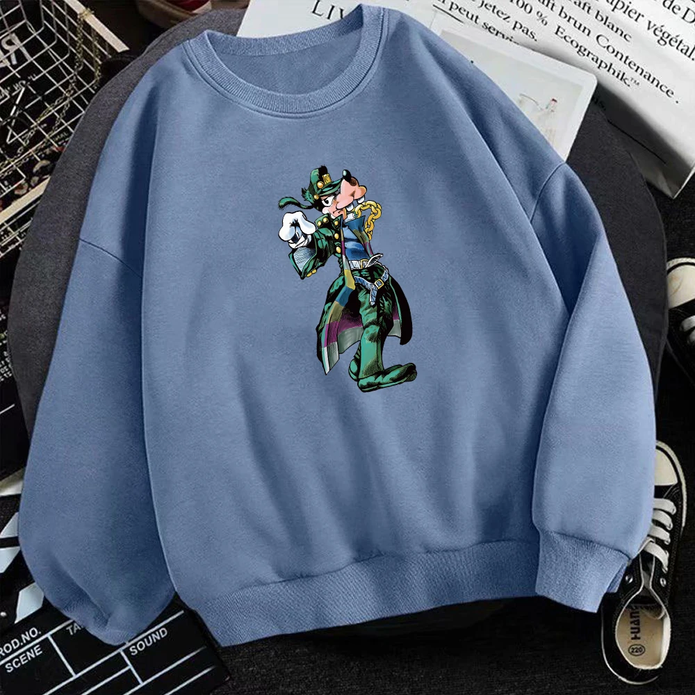 Толстовка Goofy мужская с мультяшным принтом Модный мягкий хлопковый свитшот