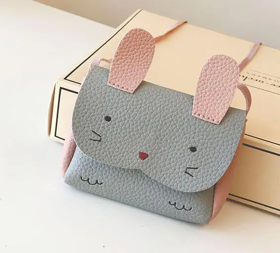 Модная сумка для мини-монета кошелек, кожаный кошелек сумки для девочек принцесса бумажник с изображением персонажей из мультфильма кроликом компактные кошельки и Сумки