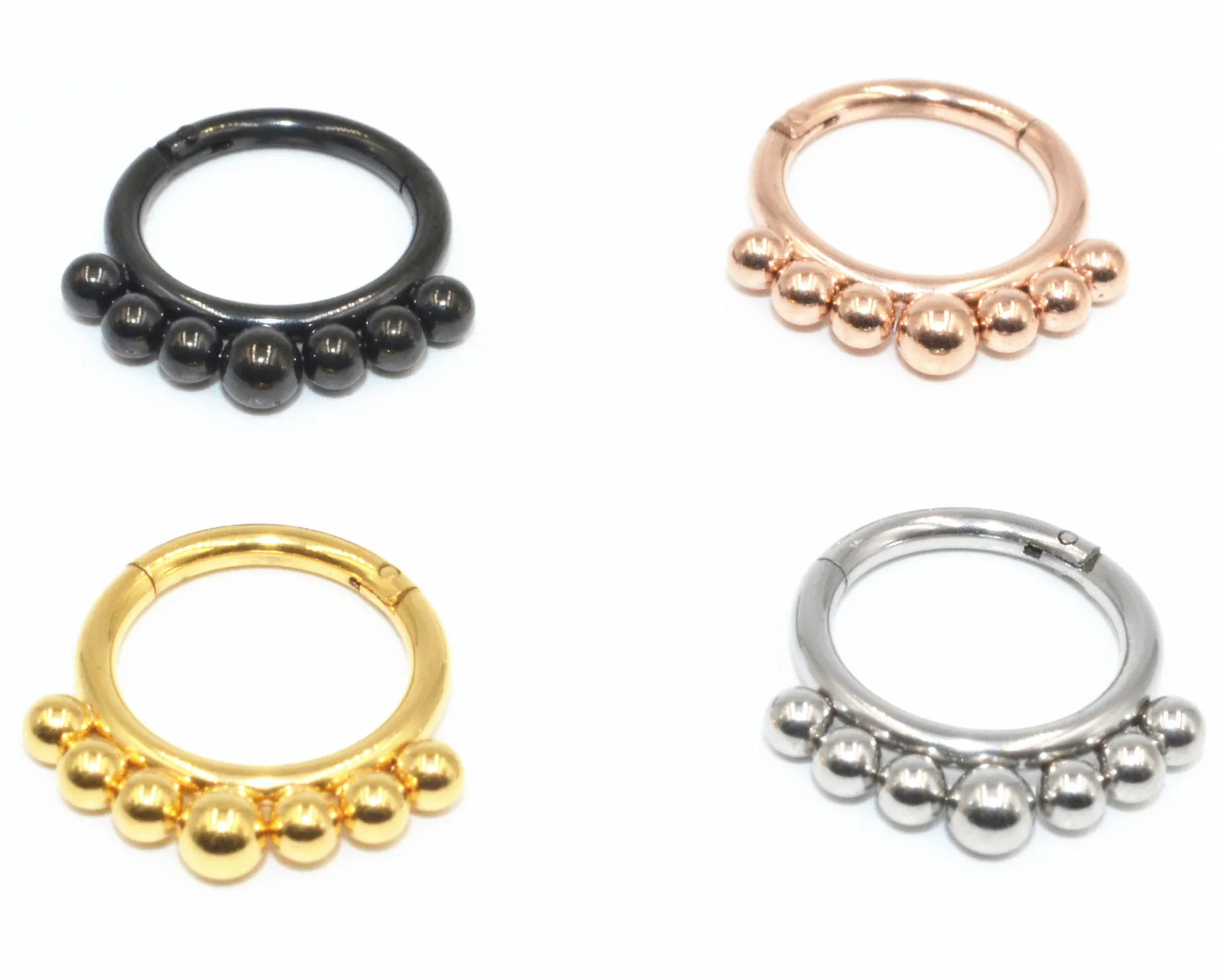 

Europe And America Accessories Not Allergy Nose Stud Closed Ring Earrings Ear Stud Piercing Jewelry Septum New Style