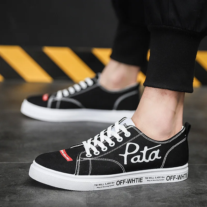 

2019 Spring Summer MEN'S SHOES Canvas Shoes Versatile Korean-style Trend Sport Sneakers Students Breathable Leisure Cloth Shoes