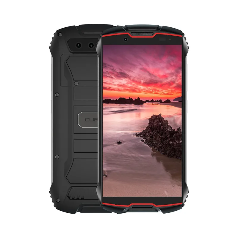 Red Cubot KingKong Мини прочный мобильный телефон IP68 Водонепроницаемый 3 ГБ 32 ГБ MT6761 13 МП 4," QHD+ 2000 мАч Android 9,0 Face ID смартфон - Цвет: Red