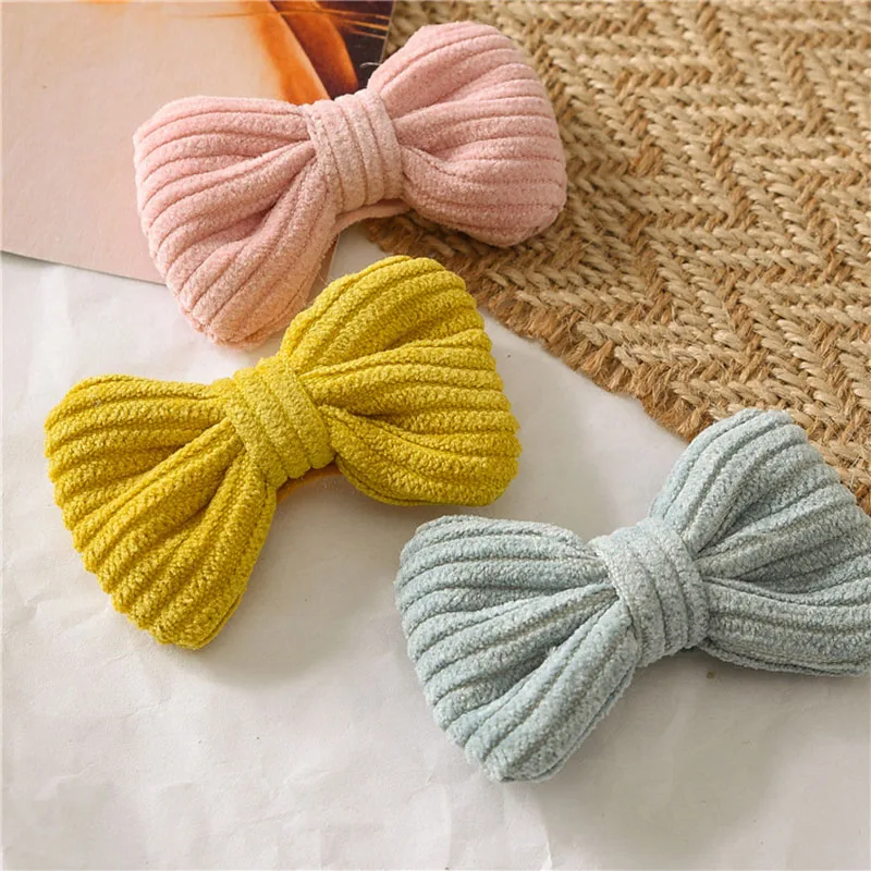 Новые модные банты для девочек BB Clips Мягкое хлопковое полотно Bowknots детские шпильки для волос заколки для волос милые аксессуары для волос Головные уборы