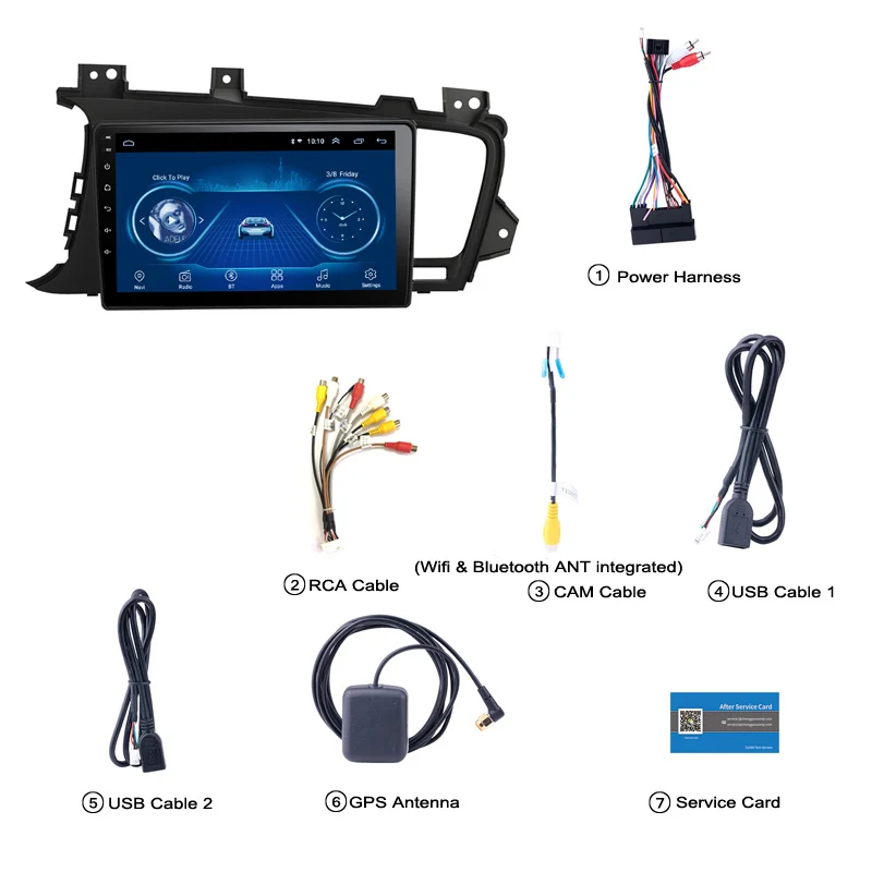 Discount 9 Inch IPS 2.5D Screen Android 8.1 Car radio for Kia k5 2011 2012 2013 LHD car dvd GPS navigation multimedia Player 5