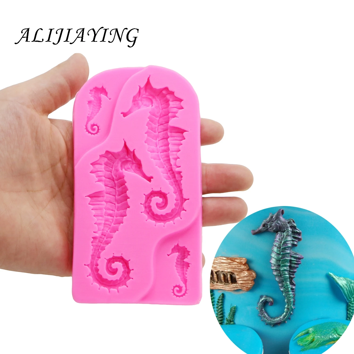 DIY Seahorse Fondant силиконовая форма для выпечки кондитерских изделий инструменты