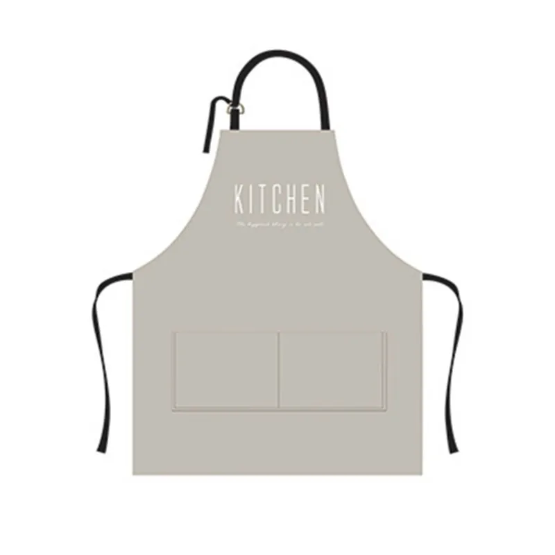 2 Leather Cooking Baking Aprons Waterproof Oil-Proof Kitchen Apron Restaurant Aprons For Home Sleeveless Apron - Цвет: 2