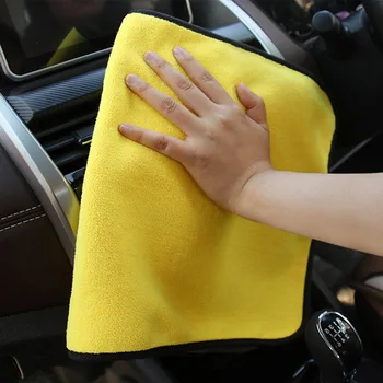 

5Pcs 600gsm Car Wash Microfiber Towels Super Thick Plush Cloth For Washing Cleaning Drying Absorb Wax Polishing