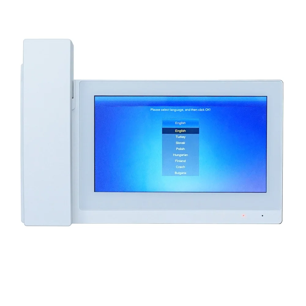 DH логотип VTH5221E/EW H 7 дюймов сенсорный внутренний монитор IP дверной звонок ручной