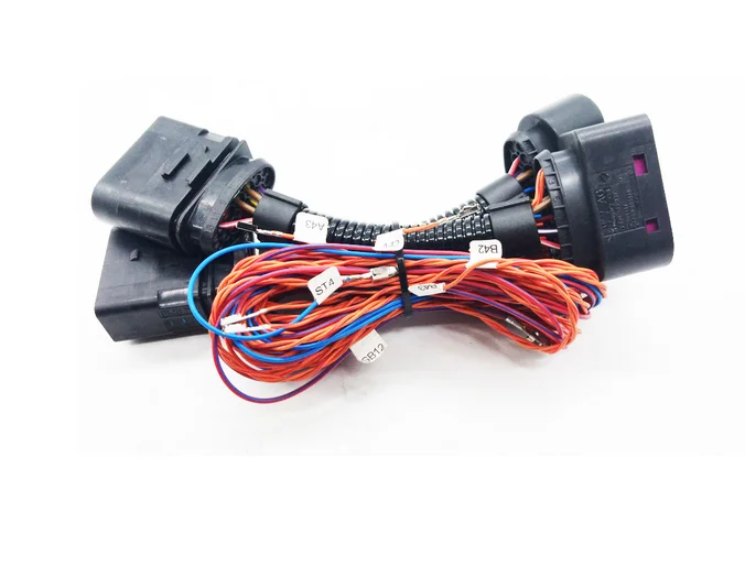 HID светодиодный адаптер для фар с соединительным проводом и матрицей Audi