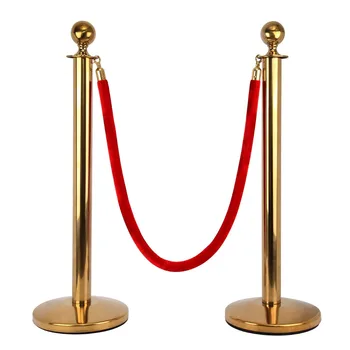 

Velvet rope crowd control isolation belt red rope hotel activity red carpet crowd control red carpet rope fixed pole exhibition