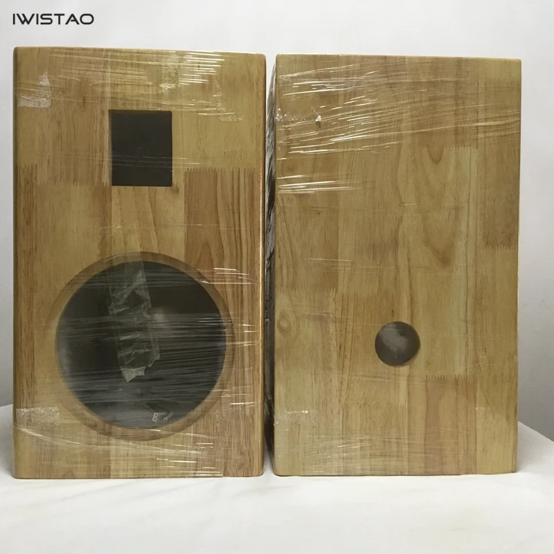 Iwistao HIFI 2 способ герметичный динамик пустой шкаф 8 дюймов 1 пара готовая из чистой твердой древесины для лампового усилителя