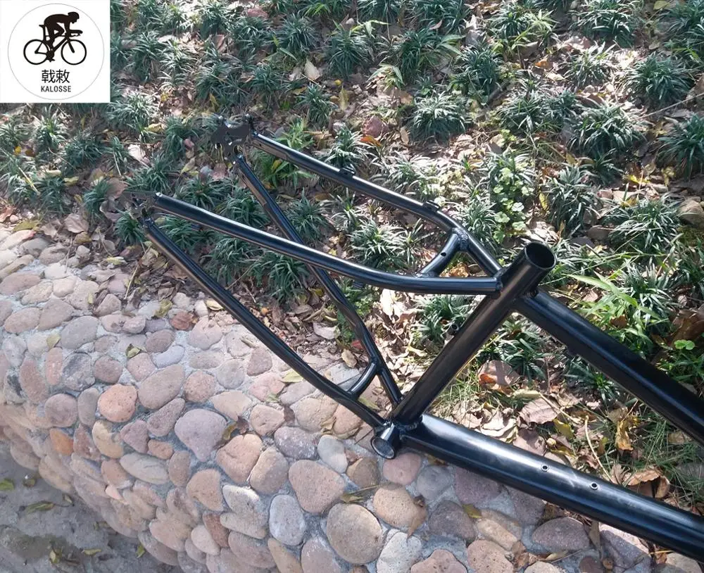 Excellent Kalosse Big tires   bicycle frame  100mm Beach bike frame  17 inch  Fat bike  frame  26*4.0 4