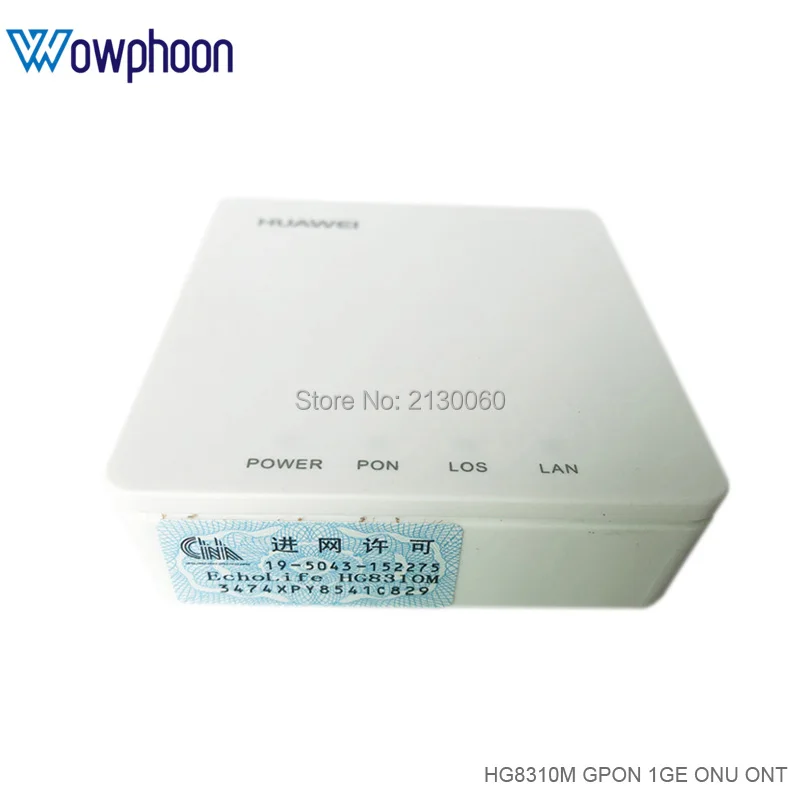 5 шт./лот HUAWEI Mini HG8310M GPON 1GE ONU ONT с одним портом Lan FTTH SFU Router Mode английская