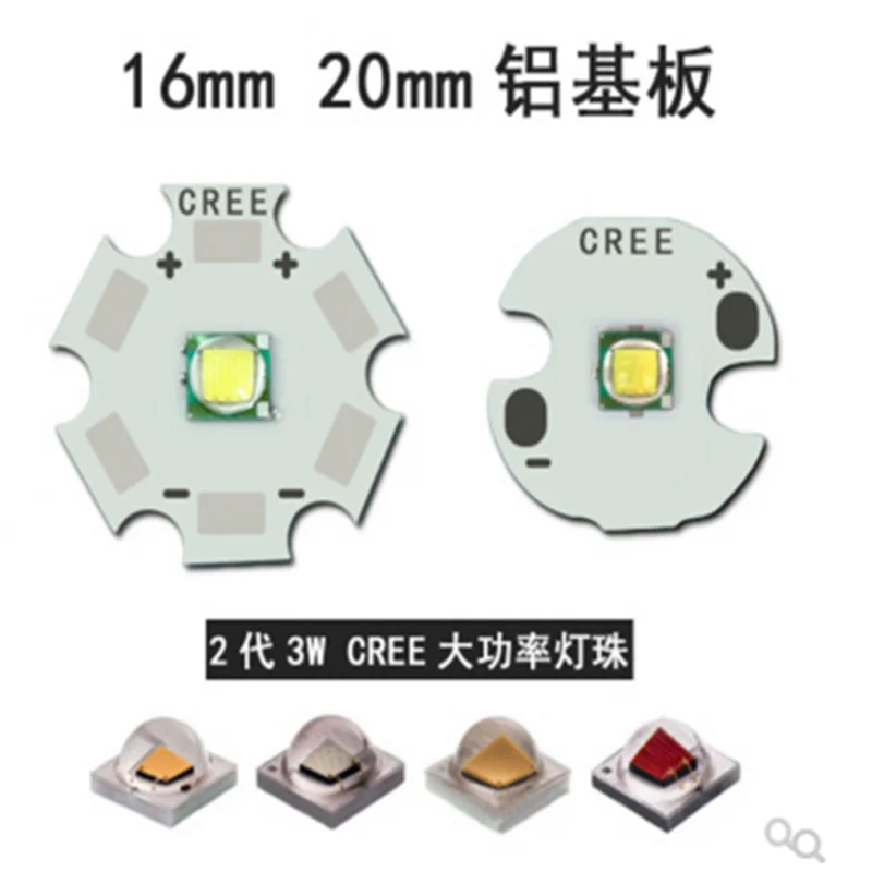 Cree XML 강력한 LED 손전등 램프 비즈, 백색 조명, 10W, CREE L2 L2U2 5050 램프 비즈 교체