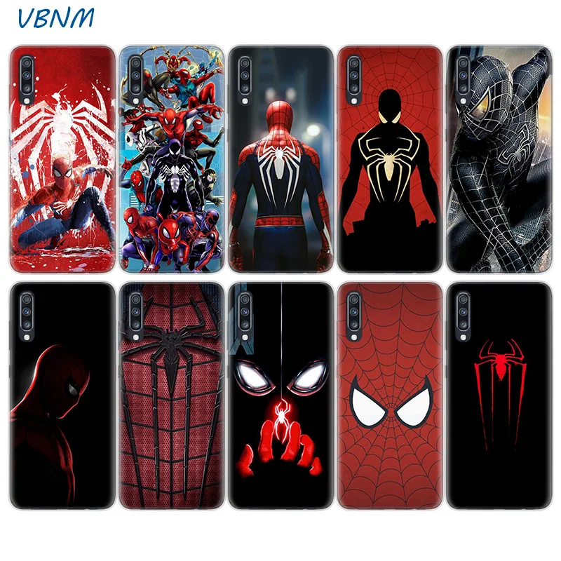 

Marvel Miracle Heros Spider Man Heart Case For Samsung Galaxy A70 A50 A20E S10E S10 Plus A40 A30 A20 A10 A60 A80 M40 M30 M20 M10