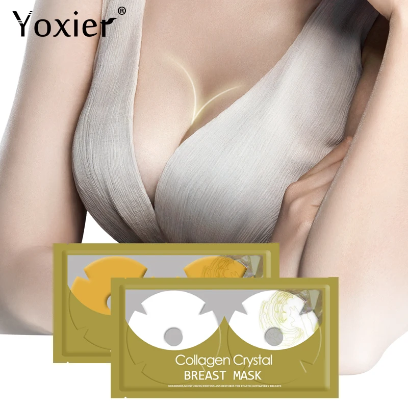 

Yoxier Collagen Crystal Breast Mask Skin Care Effective Full Elasticity Breast Enhancer Increase Tightness Big Bust Breast Care
